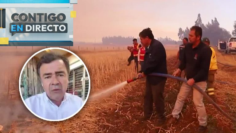 “Lo haría de nuevo”: Ministro Valenzuela respondió por polémico video donde apaga un foco de incendio