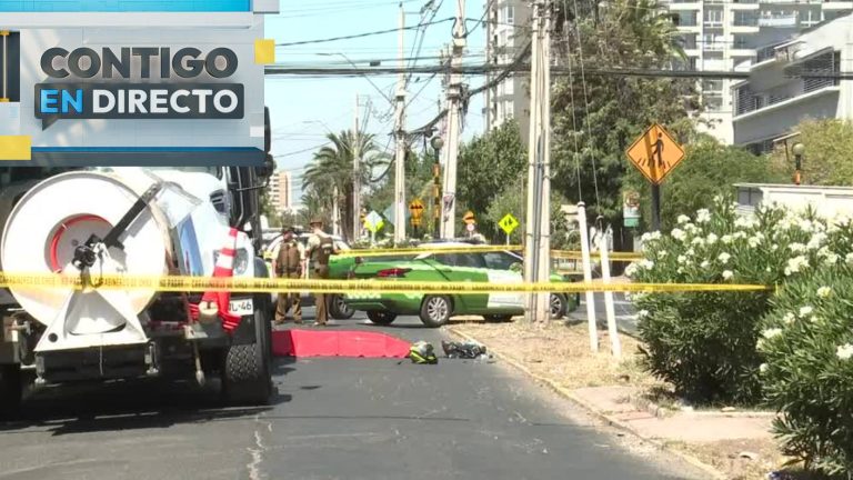 Accidente de tránsito terminó con motorista fallecido tras chocar con camión aljibe