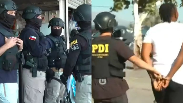 Pertenecerían a “Los Espartanos”: Masivo operativo en Persa Biobío dejó 20 detenidos