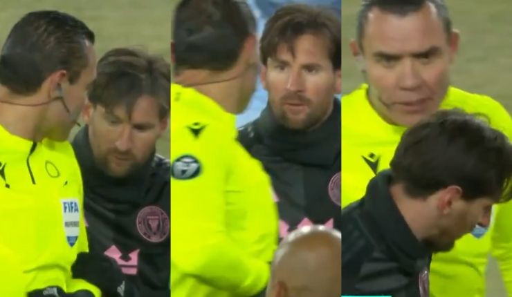 Todo muy normal: Árbitro le pidió la camiseta a Lionel Messi tras partido ante Kansas City