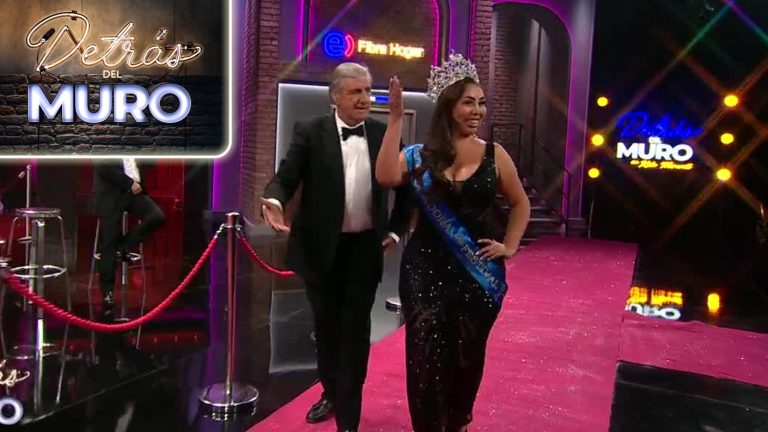 ¡Con todo el estilo! Naya Fácil deslumbró con su vestido en la gala de Detrás del Muro