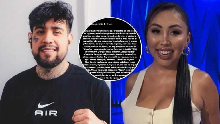 “No te pido disculpas”: Julianno Sosa lanzó dura respuesta a Naya Fácil tras exclusión a Gala del Pueblo