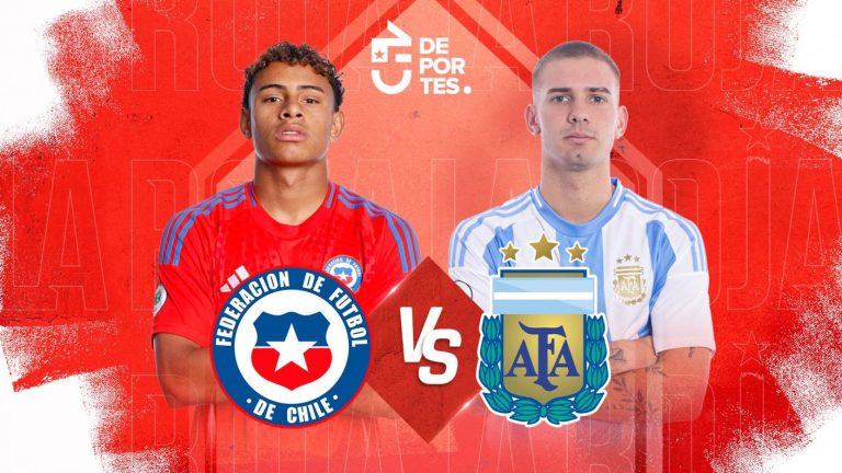 Chile vs Argentina: Cómo ver ONLINE y EN VIVO partido por el Sudamericano Sub 20