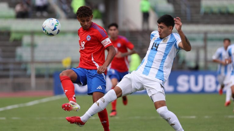 Chile dio pelea, pero sucumbió ante Argentina y arrancó con derrota el hexagonal Sub 20