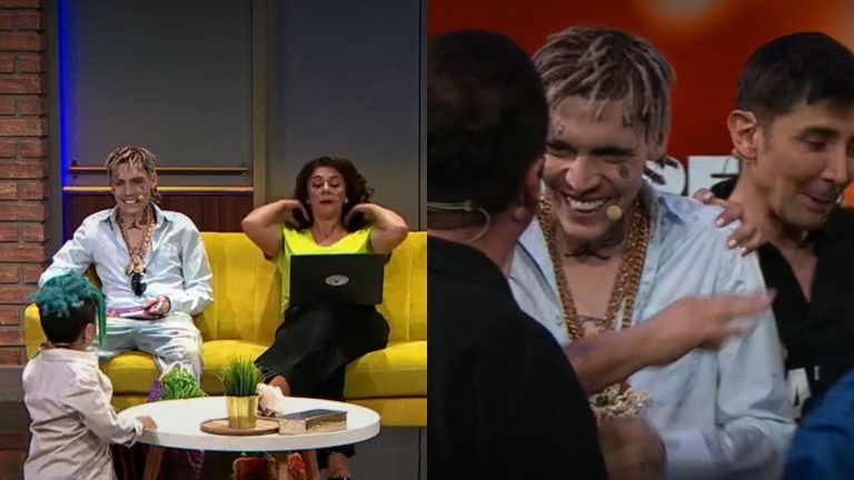 Marcianeke debutó en Detrás del Muro: Fue entrevistado por Ruperto y aconsejó a Miguelito