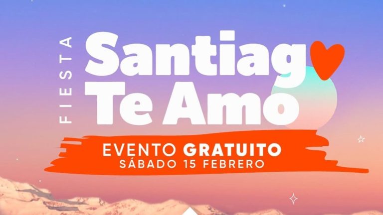 Fiesta “Santiago, Te Amo”: Conoce ACÁ los cierres y desvíos de tránsito