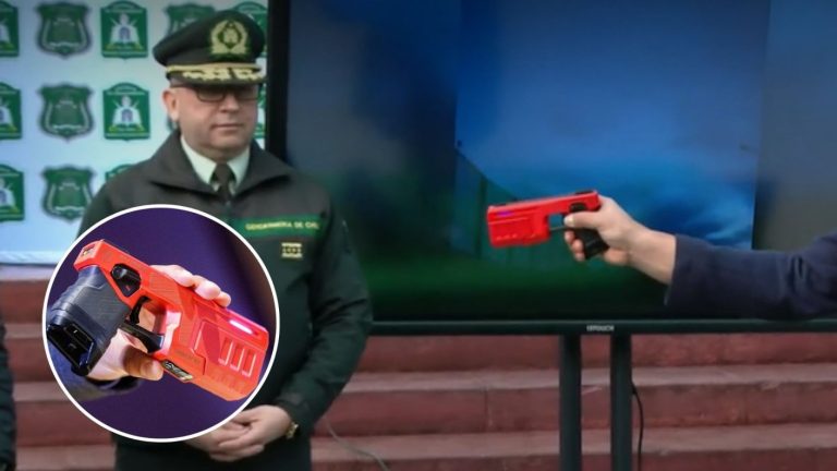 Entraría en vigencia en marzo: Este es el protocolo de uso de las pistolas taser de Carabineros
