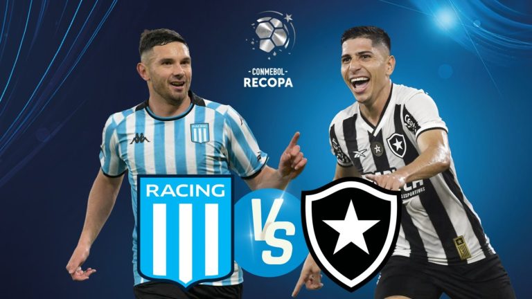 Racing vs Botafogo: Dónde ver EN VIVO y ONLINE partido por Recopa Sudamericana
