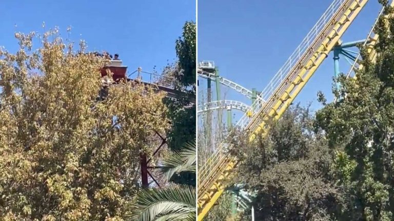 VIDEO | Visitantes quedaron atrapados en atracción de Fantasilandia tras masivo corte de luz
