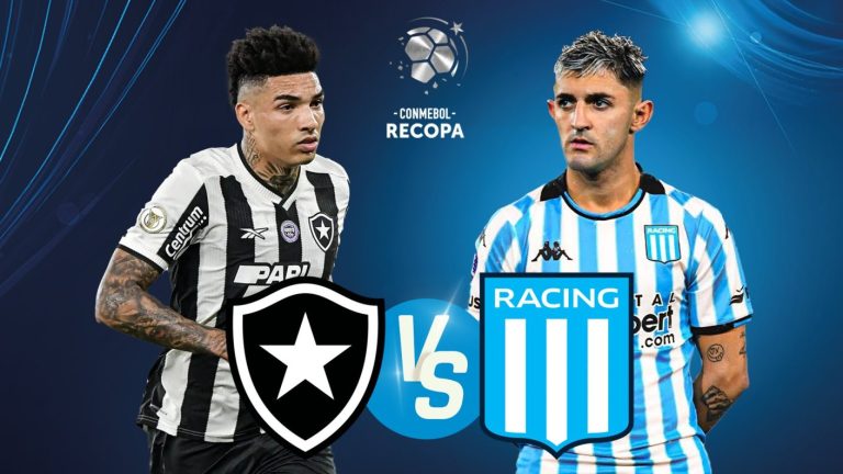 Botafogo vs Racing: Dónde ver ONLINE y EN VIVO partido de Recopa Sudamericana