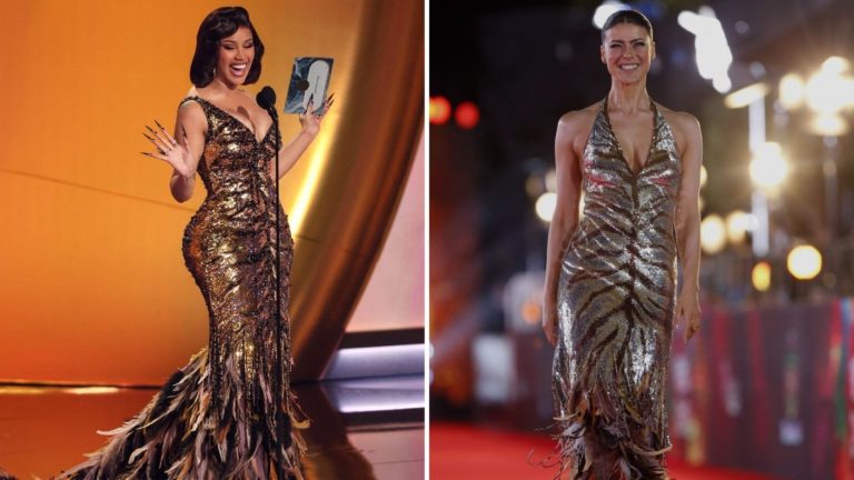“Se lo envié...”: Tonka Tomicic reaccionó a famosa cantante que usó su mismo vestido en Grammys