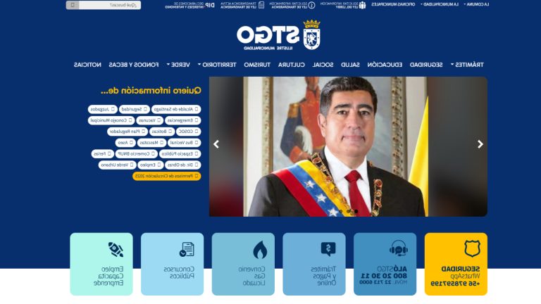 “Ogts”: Crean parodia del sitio web de la Municipalidad de Santiago y redes estallan