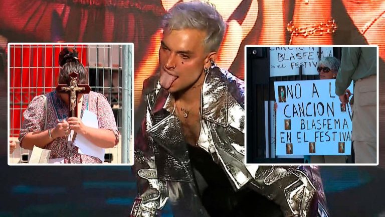 Feligreses llegaron a la Quinta Vergara para protestar contra canción chilena que estará en Viña 2025