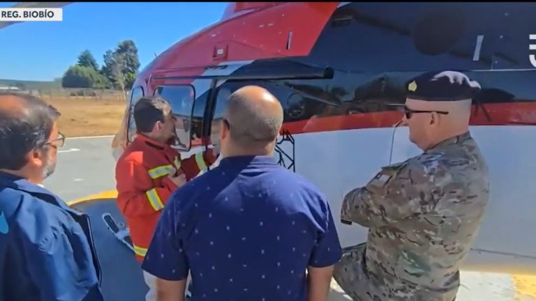 Helicóptero que combatía incendio en Arauco fue atacado con disparos