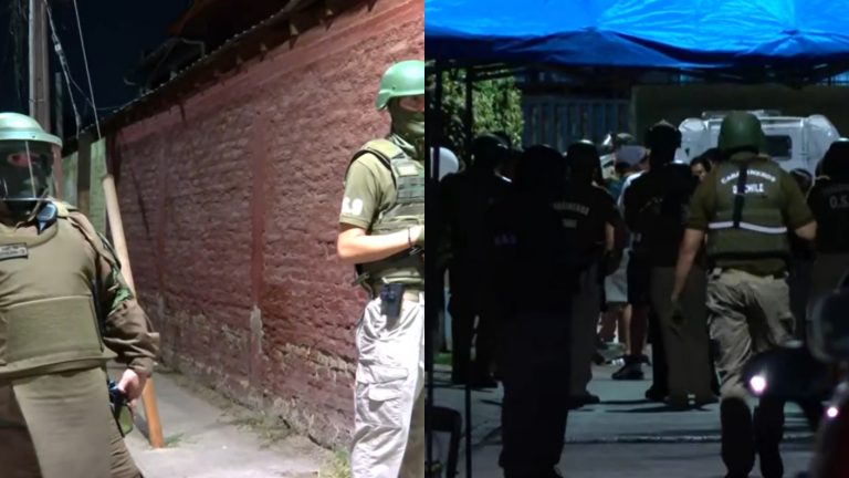 Realizan allanamientos múltiples en la RM: Buscan a autores de disparos a carabinero