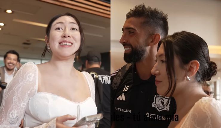 No lo podía creer: El curioso momento que vivió el plantel de Colo Colo con una novia