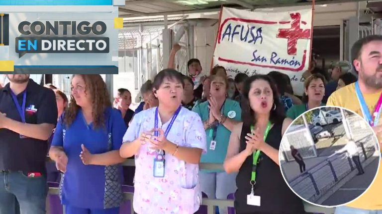 Protestas en San Ramón: Funcionarios de Cesfam se manifiestan por falta de seguridad y financiamiento