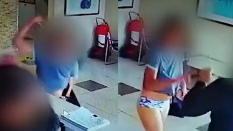 “Él la violentó y tiene malas prácticas”: Abogada de mujer que agredió a conserje hizo graves acusaciones