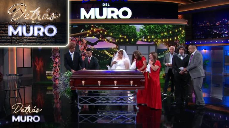¡Se murió justo antes de casarse! Revisa el imperdible funeral en Detrás Del Muro