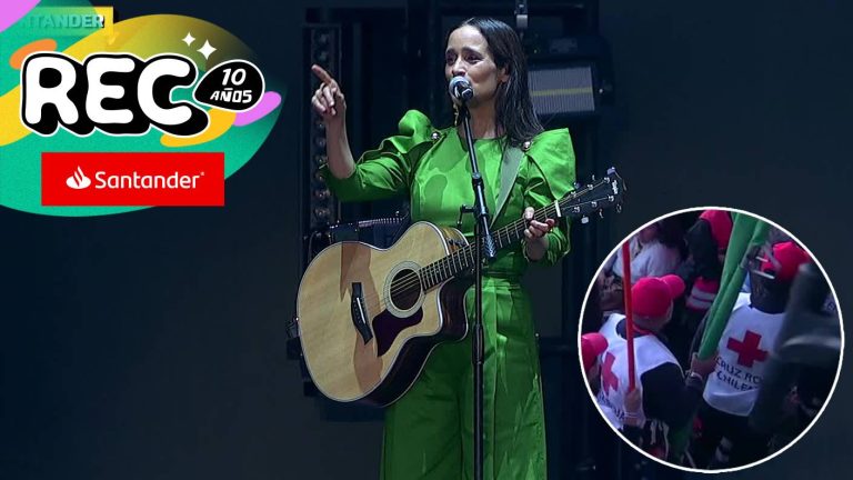 “Ábranse camino”: Julieta Venegas interrumpió su show para ayudar persona desmayada en REC 2025