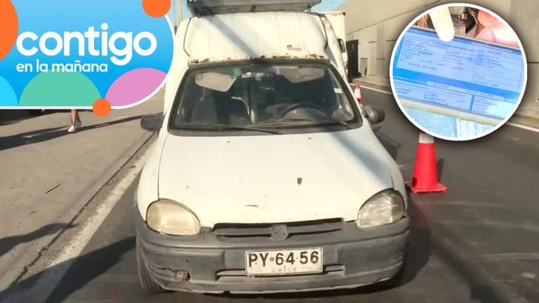 ¡Deuda de $72 millones! Camioneta circulaba con 997 multas y permiso de circulación falso en Renca