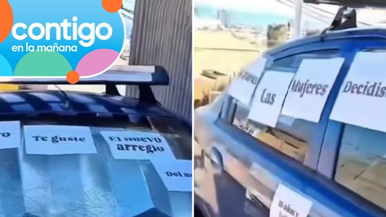 ¡Arremetió contra su auto! Mujer funó a su ex pareja por serle infiel con su mejor amiga