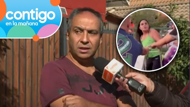 “Me pegó una patada al estómago”: Vecino relató pelea contra mujer que enfureció por letrero en Peñaflor