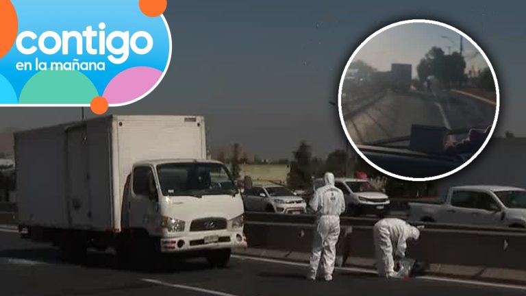 “Echémosle una ayudadita”: Testigos registraron robo de camión que terminó en balacera en Quilicura