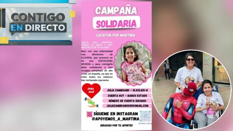 Faltan $50 millones: El urgente llamado de Martina para poder operarse de difícil y rara enfermedad