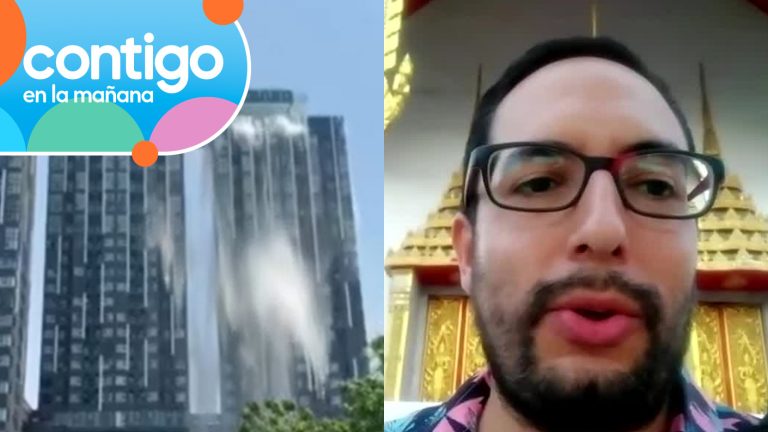 “Caía agua desde las azoteas”: Chileno en Tailandia relató minutos de terror tras sismo