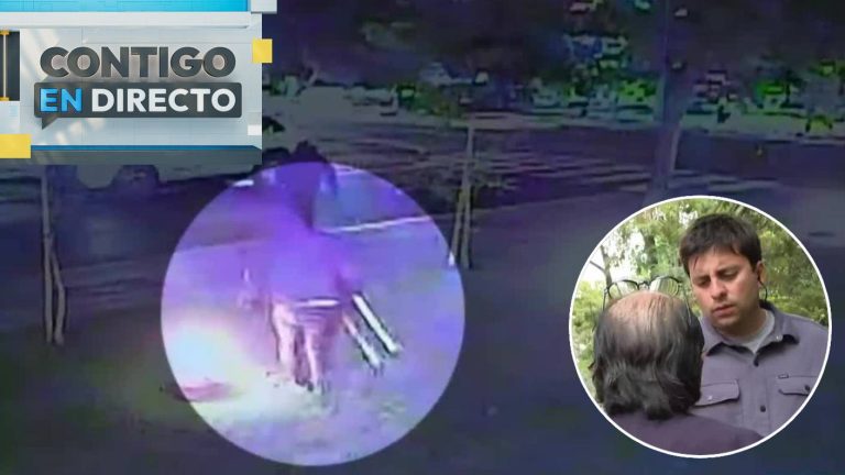 Insólito método: Delincuentes ingresan a robar con escaleras a edificio en Providencia