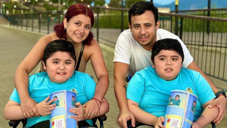 Necesita $7 mil millones: Papá de gemelos con Duchenne iniciará travesía desde Ancud a Santiago