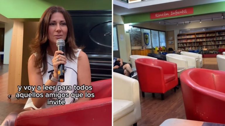 VIDEO | Escritora chilena agendó lanzamiento de su libro y nadie llegó: Grabó momento y se viralizó