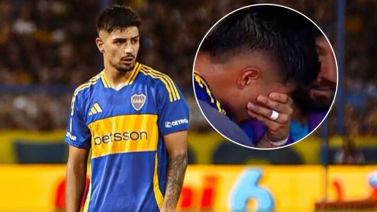 Tras salir llorando de la cancha: Confirman grave lesión de Williams Alarcón en Boca