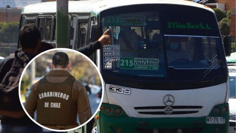 Carabinero de civil intentó impedir una pelea pero fue apuñalado en un bus de Valparaíso