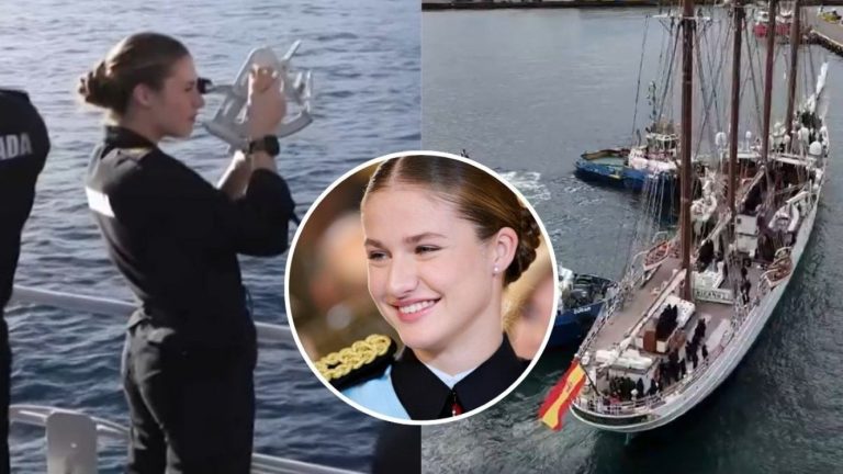 Revuelo en Punta Arenas: Princesa Leonor de Borbón arribó este martes en buque escuela español