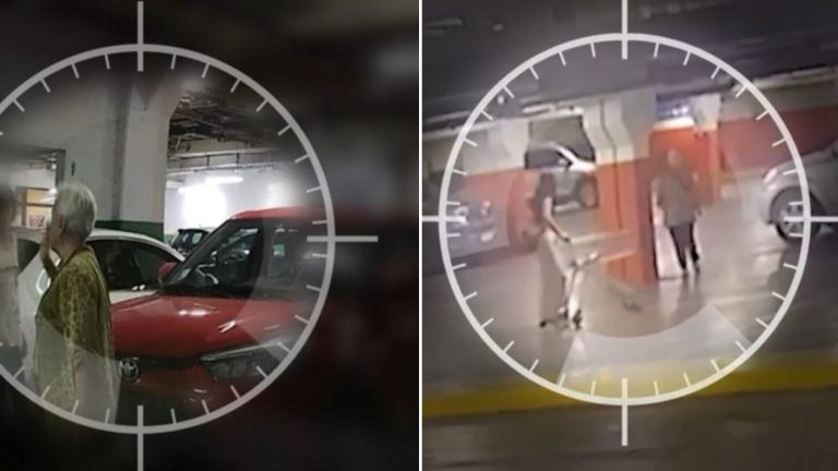 Así robaba “La Nonna”: Cámaras captaron insólito modus operandi con joven que simulaba ser su nieta