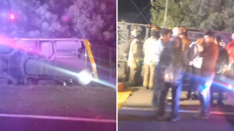 Accidente de bus en Ruta 5 Sur dejó un fallecido y ocho personas lesionadas