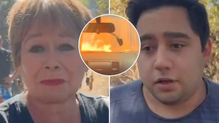 “No lo contamos otra vez”: Habla familia que grabó escape en pleno incendio forestal de Santa Juana