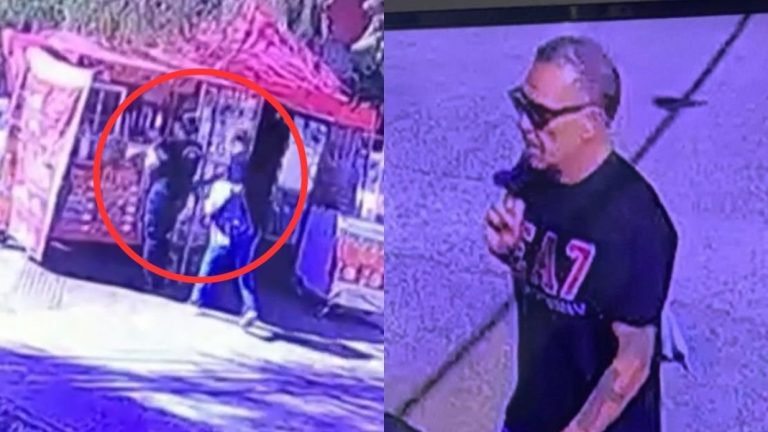 VIDEO | Captan robo a gendarme: Fue a comprar comida a un carrito y le sustrajeron arma de servicio