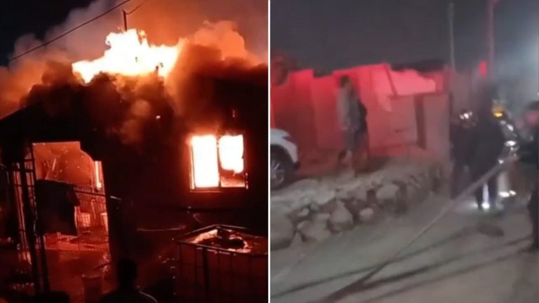 Techo de la casa colapsó: Lo que se sabe del incendio en Cerrillos donde murió una familia completa