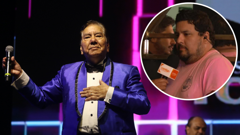 “Mi papito estaba cansadito”: Habla hijo de Tommy Rey en velorio del fallecido cantante