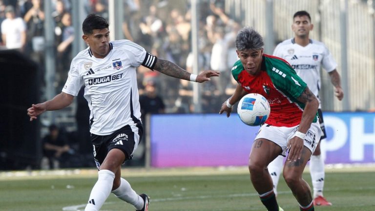Colo Colo reacciona a tiempo y rescata un empate ante Palestino en el Estadio Monumental