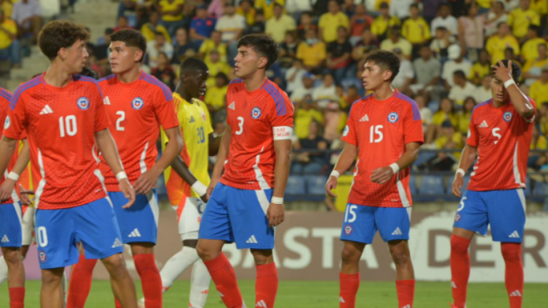 La Roja Sub 17 cayó en su debut en el Sudamericano ante Colombia