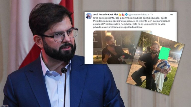“Por supuesto era falso”: Pdte. Boric desmintió foto viralizada en redes y arremetió contra desinformación