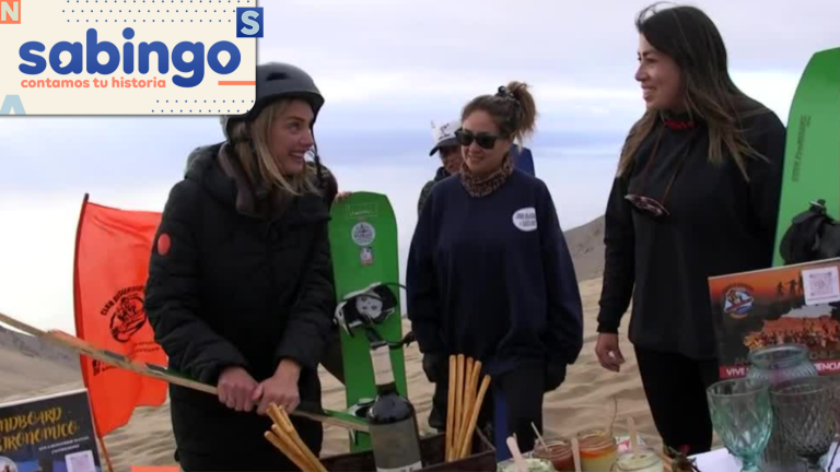 Maravillas Ocultas: Emilia Daiber se sorprendió con la belleza de las dunas de Roca Roja