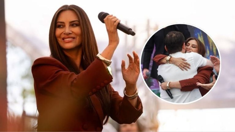 “Estoy libre”: Myriam Hernández sorprendió con guiño a quiebre matrimonial en pleno acto del 8M