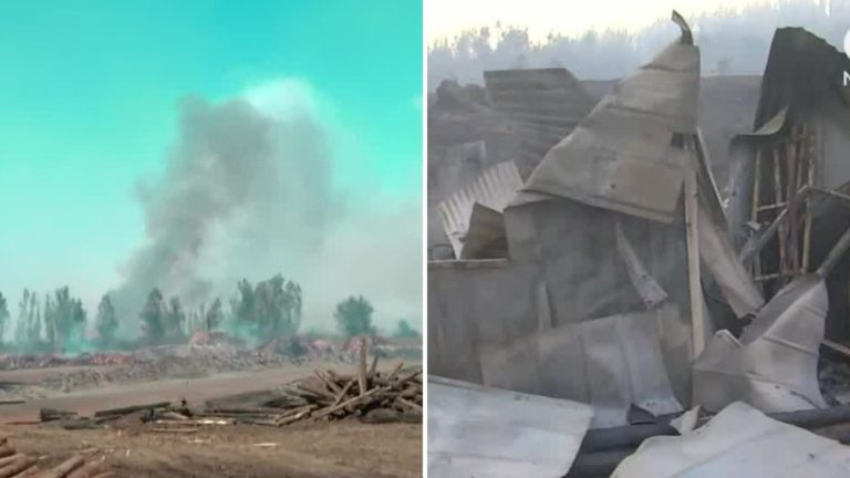 Fuego lo destruyó todo: Así quedó el lugar donde se ubicaba el histórico liceo en Traiguén