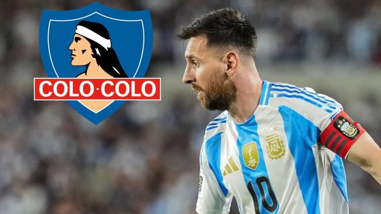 ¿Se la quedó? La reacción de Lionel Messi al recibir una camiseta de Colo Colo