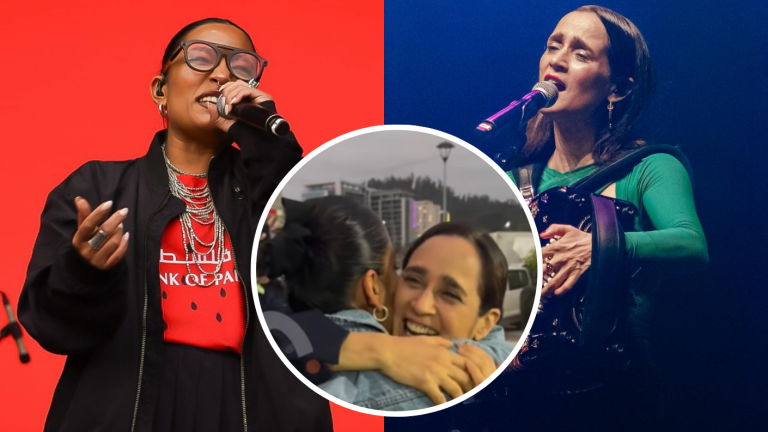 VIDEO | Así fue el emotivo reencuentro de Julieta Venegas y Anita Tijoux en REC 2025
